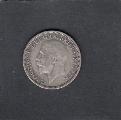 Beschrijving: 1 Shilling  GEORGIUS V